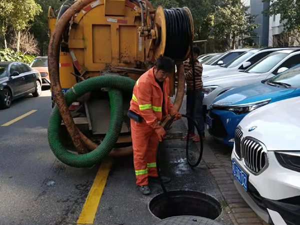 周矶办事处排污管道清淤