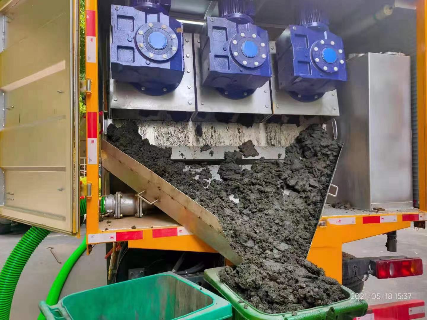 周矶办事处化粪池清掏城市维护站-泥浆净化干湿分离处理